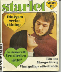 Starlet 1971 nr 36 omslag serier Starlet 1971 nr 36 omslag serier