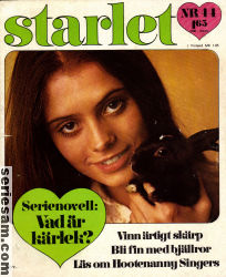 Starlet 1971 nr 44 omslag serier Starlet 1971 nr 44 omslag serier