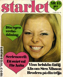 Starlet 1971 nr 45 omslag serier Starlet 1971 nr 45 omslag serier