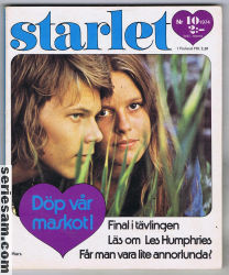Starlet 1974 nr 10 omslag serier Starlet 1974 nr 10 omslag serier