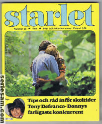 Starlet 1974 nr 35 omslag serier Starlet 1974 nr 35 omslag serier