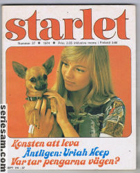 Starlet 1974 nr 37 omslag serier Starlet 1974 nr 37 omslag serier