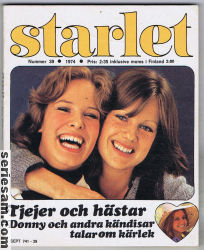 Starlet 1974 nr 39 omslag serier Starlet 1974 nr 39 omslag serier
