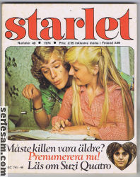 Starlet 1974 nr 49 omslag serier Starlet 1974 nr 49 omslag serier