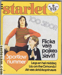 Starlet 1974 nr 9 omslag serier Starlet 1974 nr 9 omslag serier