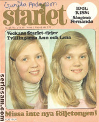 Starlet 1976 nr 34 omslag serier
