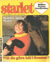 Starlet 1977 nr 47 omslag serier