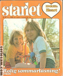 Starlet 1978 nr 27 omslag serier Starlet 1978 nr 27 omslag serier
