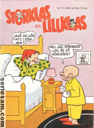 Storklas och Lillklas 1956 nr 10 omslag serier
