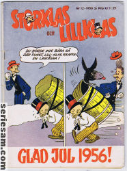 Storklas och Lillklas 1956 nr 12 omslag serier