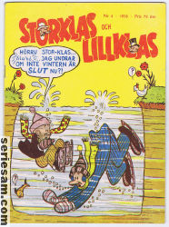 Storklas och Lillklas 1956 nr 4 omslag serier Storklas och Lillklas 1956 nr 4 omslag serier