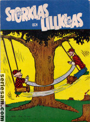 Storklas och Lillklas 1956 nr 6 omslag serier