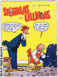 Storklas och Lillklas 1956 nr 7 omslag serier