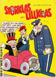 Storklas och Lillklas 1956 nr 9 omslag serier