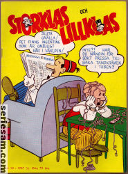 Storklas och Lillklas 1957 nr 10 omslag serier