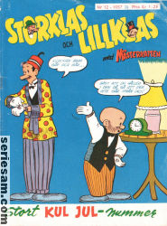 Storklas och Lillklas 1957 nr 12 omslag serier