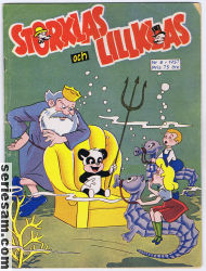 Storklas och Lillklas 1957 nr 8 omslag serier