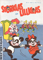 Storklas och Lillklas 1958 nr 4 omslag serier