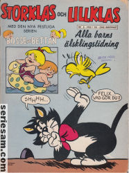 Storklas och Lillklas 1963 nr 6 omslag serier