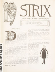 Strix 1897 nr 1 omslag serier
