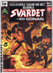 Svärdet med Conan 1974 nr 1 omslag serier