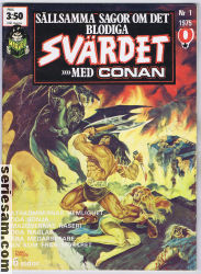 Svärdet med Conan 1975 nr 1 omslag serier