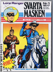 Svarta Masken 1977 nr 1 omslag serier