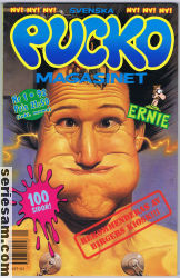 Svenska Puckomagasinet 1992 nr 1 omslag serier