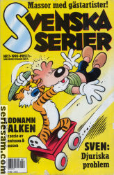 Svenska Serier 1990 nr 2 omslag serier