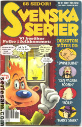 Svenska Serier 1992 nr 1 omslag serier Svenska Serier 1992 nr 1 omslag serier