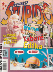 Svenska Stupido 1994 nr 1 omslag serier