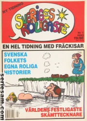 Sveriges roligaste 1993 nr 1 omslag serier Sveriges roligaste 1993 nr 1 omslag serier