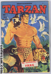Tarzan 1951 nr 1 omslag serier Tarzan 1951 nr 1 omslag serier