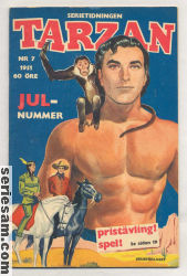 Tarzan 1951 nr 7 omslag serier