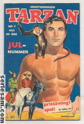Tarzan 1951 nr 7 omslag serier Tarzan 1951 nr 7 omslag serier