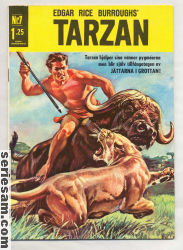 Tarzan 1966 nr 7 omslag serier Tarzan 1966 nr 7 omslag serier