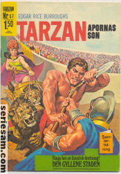 Tarzan 1970 nr 57 omslag serier