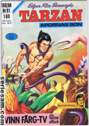 Tarzan 1971 nr 81 omslag serier