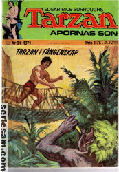 Tarzan 1971 nr 91 omslag serier