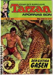 Tarzan 1971 nr 92 omslag serier