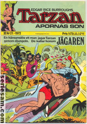 Tarzan 1972 nr 21 omslag serier Tarzan 1972 nr 21 omslag serier