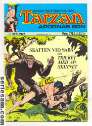 Tarzan 1972 nr 9 omslag serier Tarzan 1972 nr 9 omslag serier
