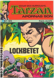 Tarzan 1974 nr 7 omslag serier