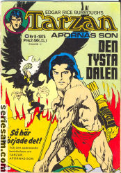 Tarzan 1975 nr 9 omslag serier Tarzan 1975 nr 9 omslag serier