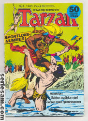 Tarzan 1980 nr 4 omslag serier Tarzan 1980 nr 4 omslag serier