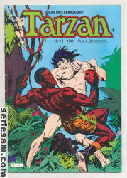 Tarzan 1981 nr 11 omslag serier Tarzan 1981 nr 11 omslag serier