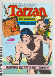 Tarzan 1981 nr 25/26 omslag serier