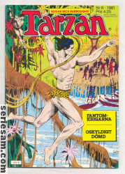 Tarzan 1981 nr 6 omslag serier Tarzan 1981 nr 6 omslag serier