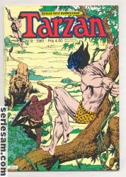 Tarzan 1981 nr 9 omslag serier