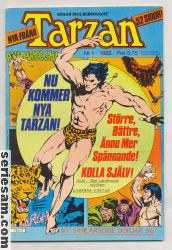 Tarzan 1982 nr 1 omslag serier Tarzan 1982 nr 1 omslag serier